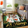 2023-2024 Nba Champions Boston Celtics 18 Rings The Greatest Franchise Of All Time Rug Home Decor