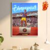 Carlos Alcaraz Roland Garros Champion 2024 Celebrating Moment Wall Decor Poster Canvas