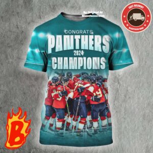 2024 Stanley Cup Champions Florida Panthers All Over Print Shirt