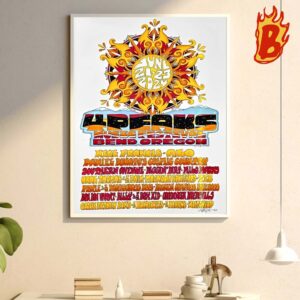 4 Peaks Music Festival On Jun 20-23 2024 At Bend OR Wall Decor Poster Canvas