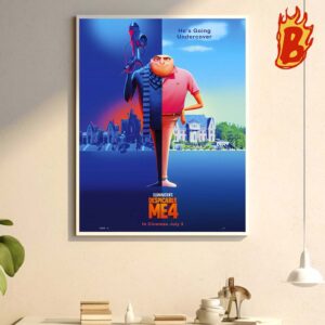 A New Poster For Despicable Me 4 Relesing In Theaters On July 3 Wall Decor Poster Canvas