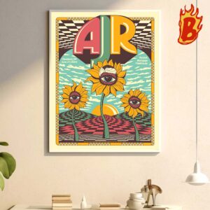 AJR Brothers Show At Rocket Mortgage FieldHouse Cleveland OH On June 27 2024 Wall Decor Poster Canvas