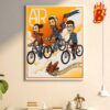 AJR Brothers Show At Rocket Mortgage FieldHouse Cleveland OH On June 27 2024 Wall Decor Poster Canvas