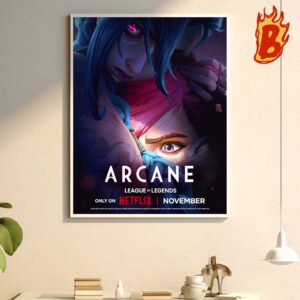 ARCANE Season 2 New Poster Premiering On Netflix In November Wall Decor Poster Canvas