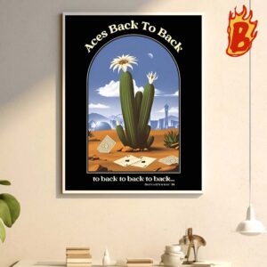 Grateful Dead Aces Back To Back Dont Call It A Tour 2024 Wall Decor Poster Canvas