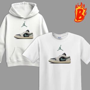 Air Jordan 1 Low Jade Smoke Unisex T-Shirt