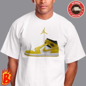 Air Jordan 1 Mid Vivid Sulfur Unisex T-Shirt