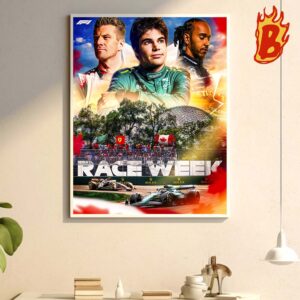 All Ready To Canadian Grand Prix Race Week Wall Decor Poster Canvas