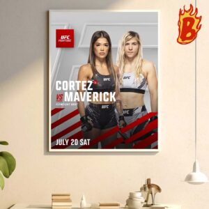 All Ready To Tracy Cortez Head To Head Miranda Maverick Flyweight Bout At July 20 Sat UFC Fight Night Wall Decor Poster Canvas
