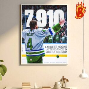 Another Record For The History Books From Florida Everblades At 2024 Kellly Cup Champions Wall Decor Poster Canvas