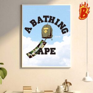 BAPE Graphic Featuring The Iconic Japanese Summer Traditions Wall Decor Poster Canvas