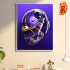 Baltimore Ravens Quotes Purple Rising 2024 Wall Decor Poster Canvas