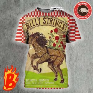 Billy Strings Tour At Lexington Ky On April 26-27 2024 All Over Print Shirt