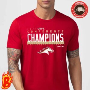 Birmingham Stallions Under Armour On Field Conference Champions Unisex T-Shirt