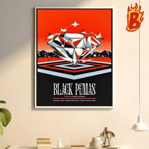 Black Pumas Show At Council Bluffs IA On June 20 2024 Wall Decor Poster Canvas