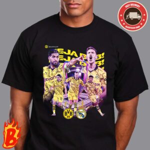 Borussia Dortmund All Ready To See Real Madrid At UEFA Champions League London Final 2024 Classic T-Shirt