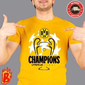 Borussia Dortmund Are London 2024 UEFA Champions League Champions Unisex T-Shirt