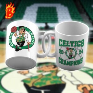 Boston Celtics 2024 Champions Logo Coffee Ceramic Mug