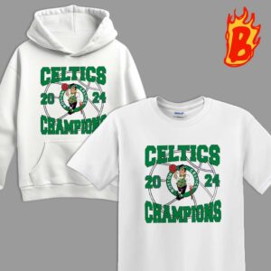 Boston Celtics 2024 Champions Logo Unisex T-Shirt