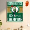 Jaylen Brown Mvp 2024 NBA Finals Champion Wall Decor Poster Canvas