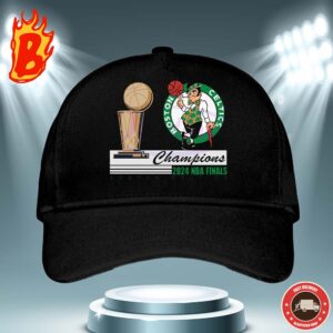 Boston Celtics 2024 NBA Finals Champions Trophy Classic Cap Hat Snapback