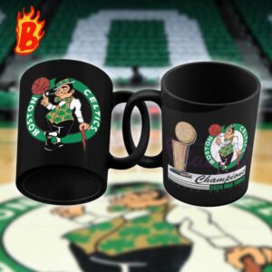 Boston Celtics 2024 NBA Finals Champions Trophy Coffee Ceramic Mug