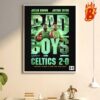 Boston Celtics Jaylen Brown Power Moves NBA 2024 Cover By SLAM Wall Decor Poster Canvas