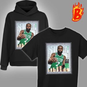 Boston Celtics Jaylen Brown Power Moves NBA 2024 Cover By SLAM Unisex T-Shirt