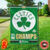 Boston Celtics WinCraft 2024 NBA Finals Champions Wool Banner Two Sides Garden House Flag