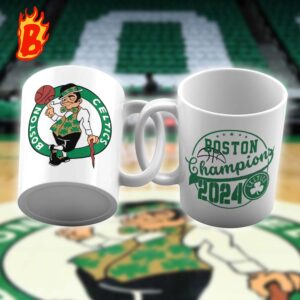 Boston Champions 2024 NBA Basketball Coffee Ceramic Mug