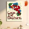 Cage The Elephant Show At Rogers Arena On Jun 26 2024 Wall Decor Poster Canvas
