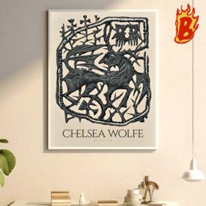 Chelsea Wolfe Show At Helfest On Jun 29 2024 Merch Poster Wall Decor Poster Canvas
