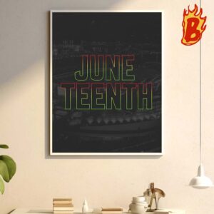 Cincinnati Bengals Celebrate Freedom Juneteenth American History The End Of Slavery On June 19 1865 Wall Decor Poster Canvas