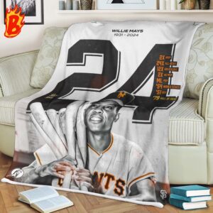 Condolences To Willie Mays From San Francisco Giants The Greatest Player Ever In MLB Blanket