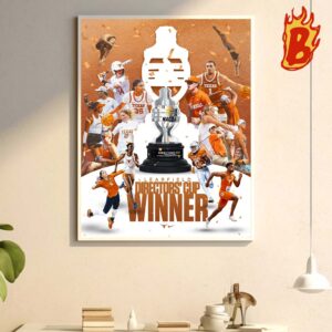 Congrat To Texas Longhorns Has Been Winner The Learfield Directors Cup NACDA Wall Decor Poster Canvas