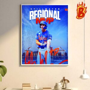 Congrats To Ashton Wilson From Florida Gators Has Been A 2024 Stillwater Reginonal Mvp Wall Decor Poster Canvas