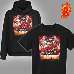 Congrats To Birmingham Stallions Is Three Peat And First Ever UFL Champions 2022-2023-2024 Unisex T-Shirt