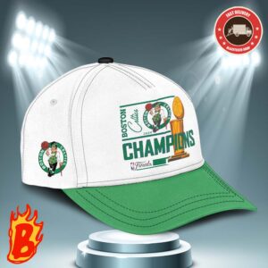 Congrats To Boston Celtics 2024 Champions NBA Trophy Classic Cap Hat Snapback