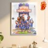 Congrat To Birmingham Stallions Has Benn Winner 2024 USFL Conference Champions Wall Decor Poster Canvas