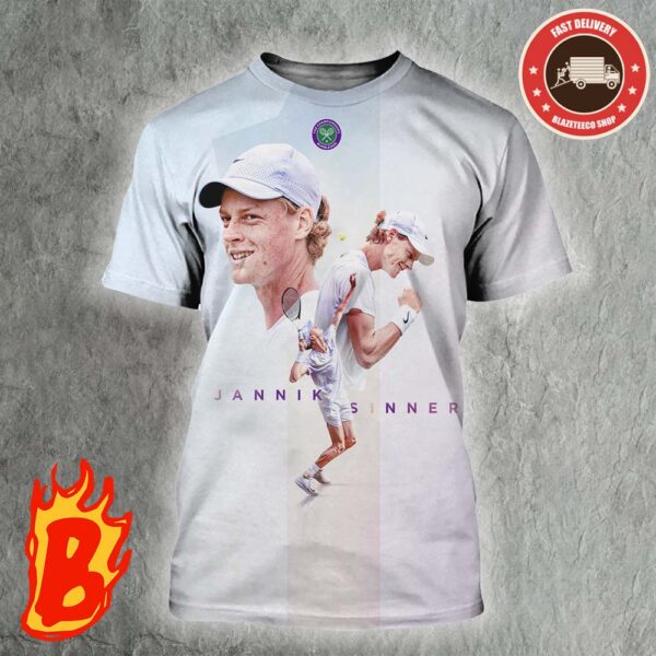Congrats To Jannik Sinner On Becoming The First Italian man To Reach World No1 Alll Over Print Shirt