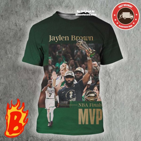 Congrats To Jayden Brown From Boston Celtics Has Been Mvp Of 2024 NBA Finals All Over Print Shirt