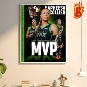 Congrats To Napheesa Collier From Minnesota Lynx Has Been MVP Of 2024 WNBA Commissioner Cup Wall Decor Poster Canvas