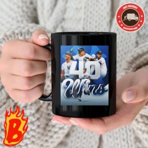 Congrats To New York Yankees Has Been The First AL Team To 40 Wins NFL Coffee Ceramic Mug