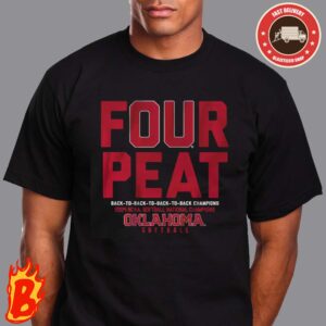 Congrats To Oklahoma Sooners Four Peat NCAA Softball Womens College World Series Champions Unisex T-Shirt