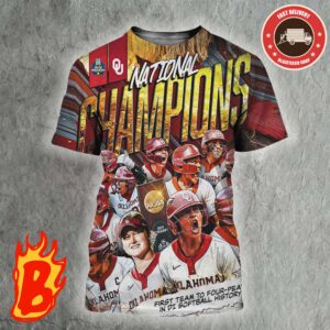 Congrats To Oklahoma Sooners Has Been 2024 NCAA National Champions First Team To Four Peat In Di Softball History All Over Print Shirt