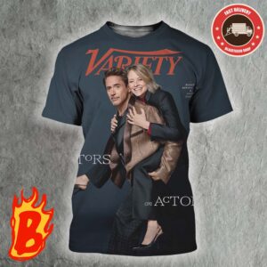 Congrats To Robert Downey Jr And Jodie Foster For Varietys Actors On Actors All Over Print Shirt