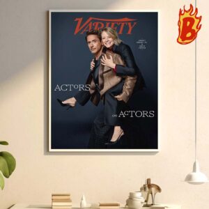 Congrats To Robert Downey Jr And Jodie Foster For Varietys Actors On Actors Wall Decor Poster Canvas