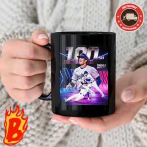 Congrats To Shohei Ohtani From Los Angeles Dodgers Notches His 100th Career Stolen Base 2024 MLB Coffee Ceramic Mug