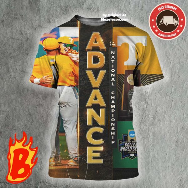 Congrats To Tennessee Baseball Has Been Advanced To National Championship 2024 Mens College World Series Omaha All Over Print Shirt