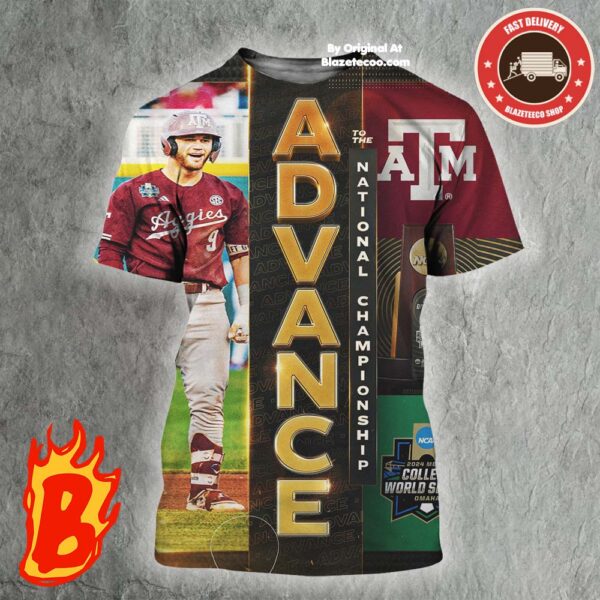 Congrats To Texas AM Softball Has Been Advanced To National Championship 2024 Mens College World Series Omaha All Over Print Shirt